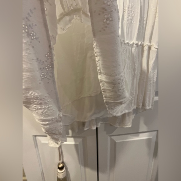 VICI Yolanda Cotton Eyelet Tiered Babydoll Dress - Picture 6 of 8